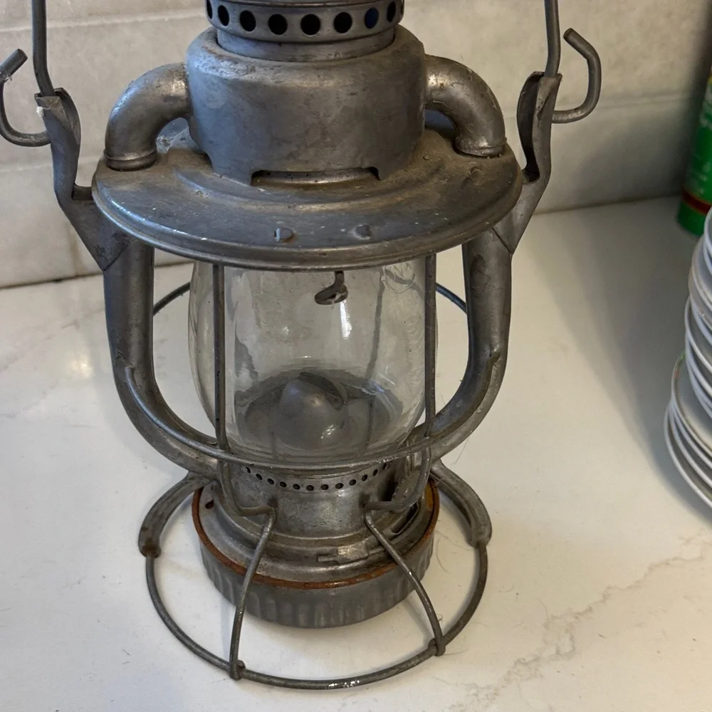 Vintage Dietz Vesta Railroad Lantern - New York USA - Industrial Decor